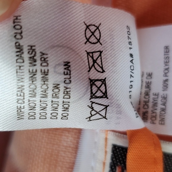 Harley Davidson orange rain slicker  jacket size 10 kids - Picture 6 of 11